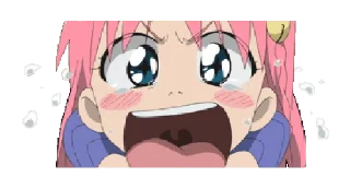 😭 emoji Aim for the Top2! DIEBUSTER Telegram sticker 12 of 40