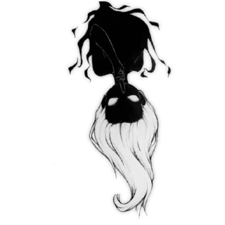 😶 emoji ༺᭄⃨ꕥANJO NEGRO♡‌𖣔❥̤͚̥֟ Telegram sticker 20 of 32