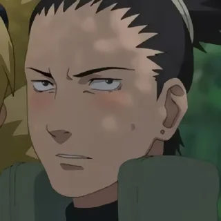 😳 emoji Shikamaru. Telegram sticker 13 of 13