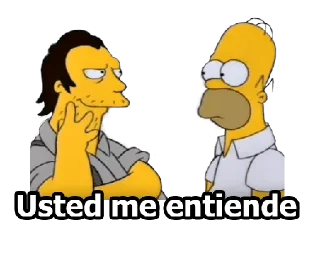 😊 emoji LOS SIMPSONS 2 - [Instagram: @WiStickers] Telegram sticker 10 of 30