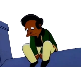😔 emoji LOS SIMPSONS 2 - [Instagram: @WiStickers] Telegram sticker 20 of 30