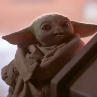 😔 emoji Baby yoda Telegram sticker 6 of 59