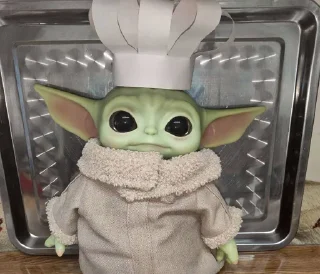 Sticker from baby yoda