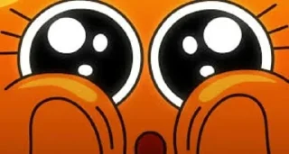 😮 emoji Darwin Watterson Telegram sticker 20 of 42