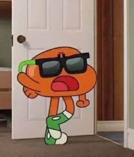😎 emoji Darwin Watterson Telegram sticker 15 of 42