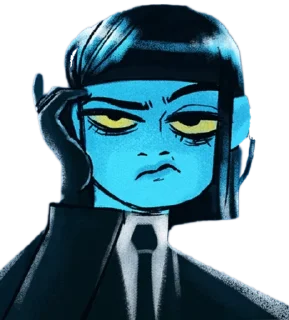 😒 emoji Lore Olympus V by @Nantzui (@couple_matching) Telegram sticker 6 of 120