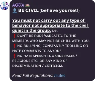 🏛 emoji Rules 🏛️ @AnimeCommunityChat Telegram sticker 11 of 70