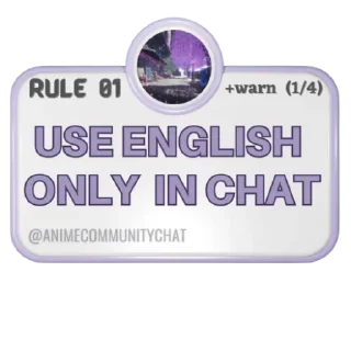 ❕ emoji Rules 🏛️ @AnimeCommunityChat Telegram sticker 7 of 70