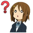 ❓ emoji K-ON Telegram sticker 7 of 63