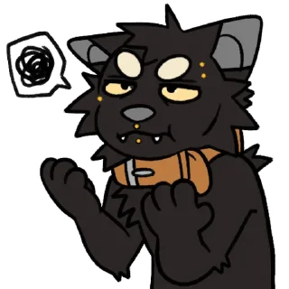 😤 emoji Pup! Telegram sticker 23 of 50