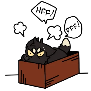 😤 emoji Pup! Telegram sticker 16 of 50