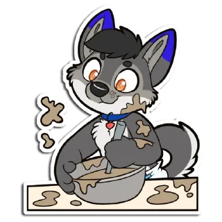 🥣 emoji Puppy Reese Telegram sticker 8 of 10