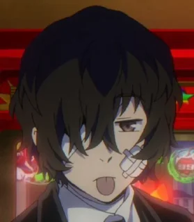 😝 emoji Dazai Osamu Telegram sticker 14 of 21