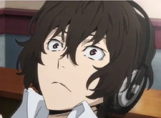 😟 emoji Dazai Osamu Telegram sticker 6 of 21