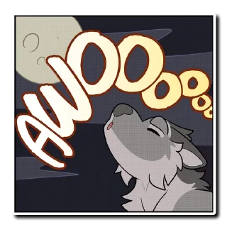🐺 emoji Thunder Grey Telegram sticker 6 of 14