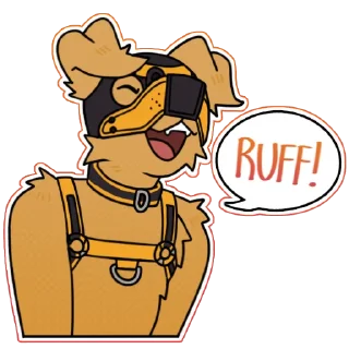 Sticker from chase the puppy