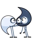😘 emoji Ying & Yang - @Awastick_maydroid Telegram sticker 5 of 20