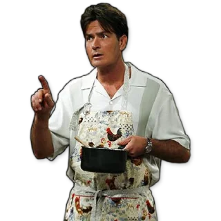 🧐 emoji Charlie Harper Telegram sticker 5 of 10