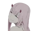 🙂 emoji ZeroTwo Telegram sticker 10 of 21