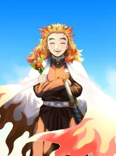 🔥 emoji Rengoku Telegram sticker 21 of 38