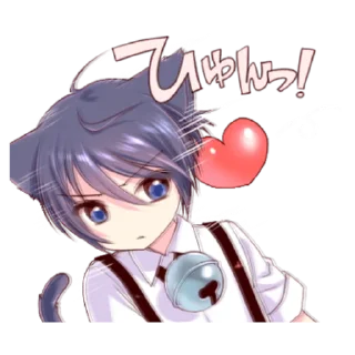 😏 emoji Boy of a black cat 4 Telegram sticker 5 of 41