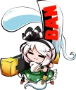 ⚔️ emoji Cham's Ghost Gal | @ChamChan Telegram sticker 23 of 24