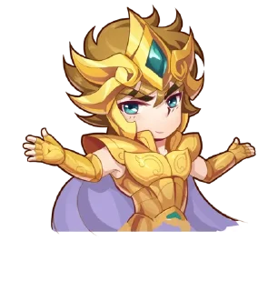 🙌 emoji Saint Seiya Telegram sticker 4 of 34