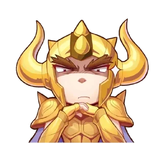 🧐 emoji Saint Seiya Telegram sticker 17 of 34