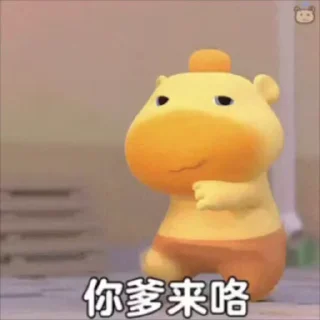 Sticker from 水水最爱的水豚噜噜~ @sshuiooo