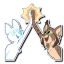 🙌 emoji Lynx! Telegram sticker 10 of 120