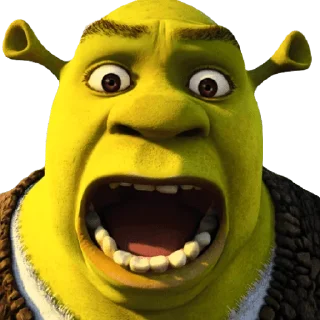 🥵 emoji Shrek Telegram sticker 7 of 8