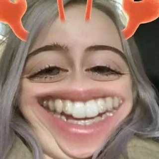 😃 emoji Billie eilish Telegram sticker 8 of 30