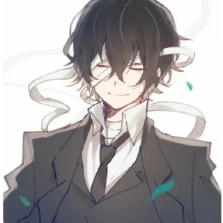 😌 emoji Anime boy @Zeus_509 Telegram sticker 15 of 27