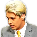 😒 emoji Milo Yiannopoulos Telegram sticker 14 of 31