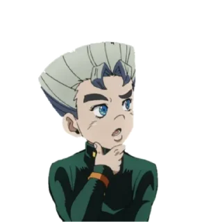 🤔 emoji @figurinhass jojo bizarre adventure Telegram sticker 7 of 65