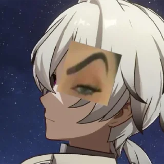 Sticker from Honkai shitpost