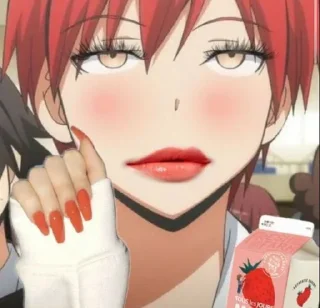 😍 emoji Karma akabane Telegram sticker 7 of 13