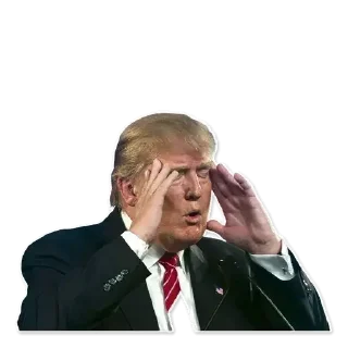 😊 emoji Donny-Trump Telegram sticker 7 of 28