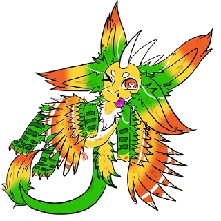 ☺️ emoji Alphonso The Avali Telegram sticker 15 of 86