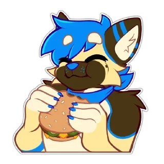 🍔 emoji ShepGoesBlep sfw Telegram sticker 20 of 89
