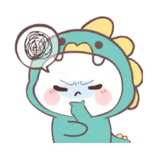 🌀 emoji Mochi Dino Animated • @xxyuji Telegram sticker 15 of 24
