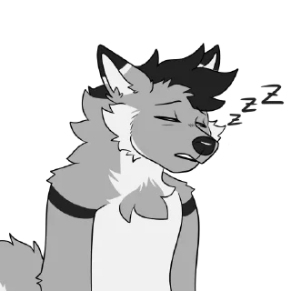 💤 emoji @BrunoWoofs Sticker Set Telegram sticker 14 of 17