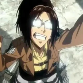 😁 emoji @stikersw_w Shingeki no Kyojin Telegram sticker 11 of 90