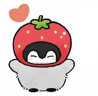 💟 emoji Cute penguin Telegram sticker 8 of 42