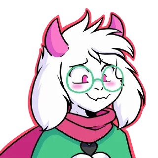 Sticker from Ralsei