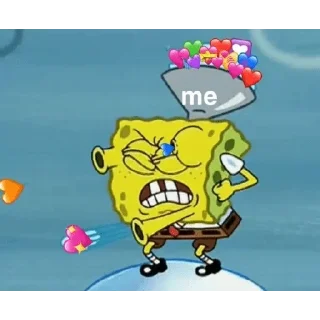 Sticker from Spongebob In Love