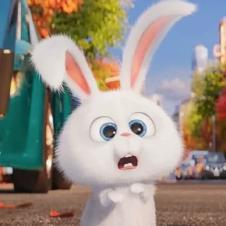 Sticker from ge, the bunny