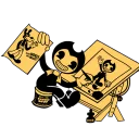 🎨 emoji Bendy and the Ink Machine Telegram sticker 24 of 66