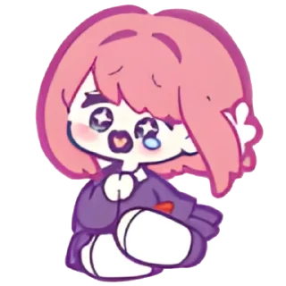 🩷 emoji 100kano chibi by StevenS16U • @sticbot Telegram sticker 17 of 55