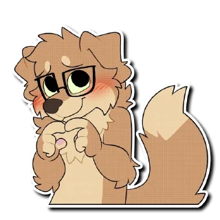 🥹 emoji Max Fluffy Telegram sticker 1 of 16